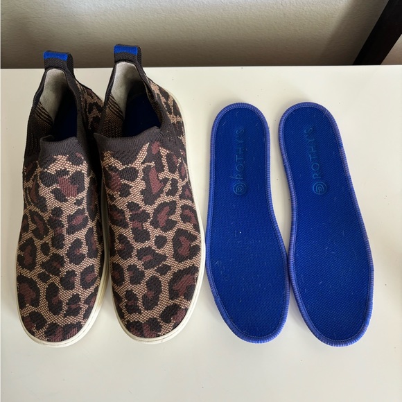 ROTHY'S The Chelsea Wildcat High Top Sneakers 8.5 - Picture 7 of 8